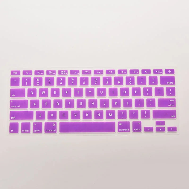 Colorful Silicone Keyboard Cover Sticker for Macbook Air