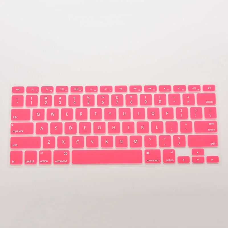 Colorful Silicone Keyboard Cover Sticker for Macbook Air