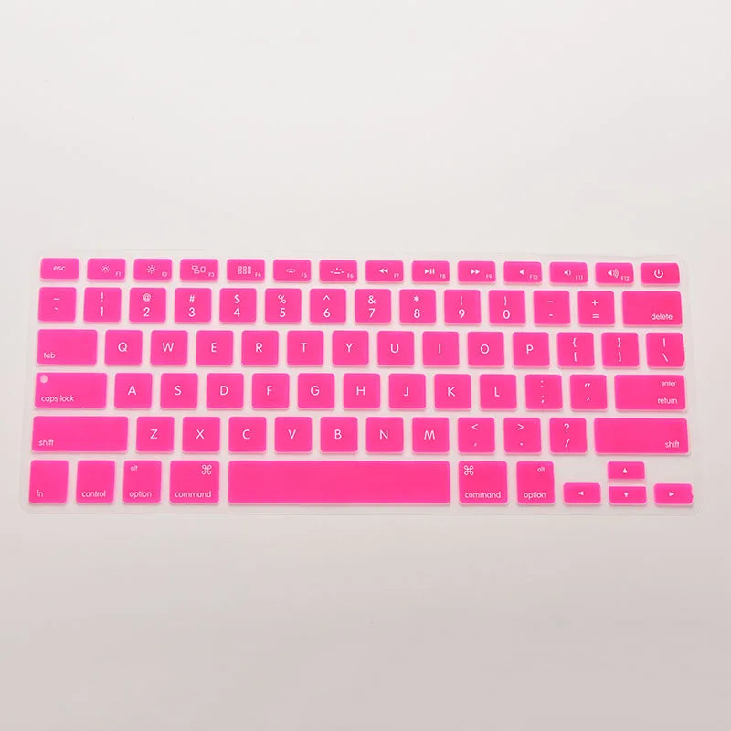 Colorful Silicone Keyboard Cover Sticker for Macbook Air