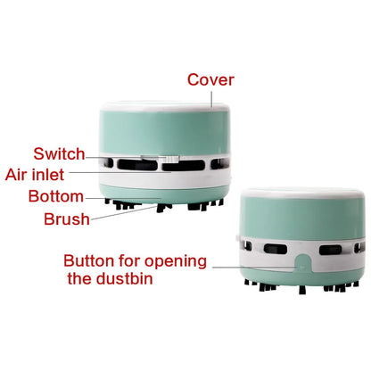 Tenwin Portable Mini Desktop Vacuum Cleaner