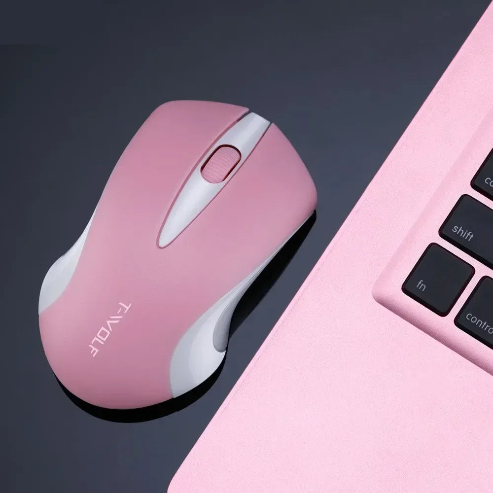 Pink Computer Wireless Mouse