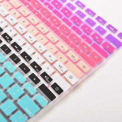 Colorful Silicone Keyboard Cover Sticker for Macbook Air