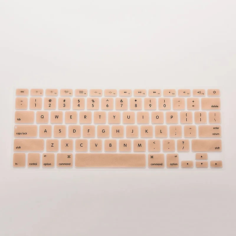 Colorful Silicone Keyboard Cover Sticker for Macbook Air