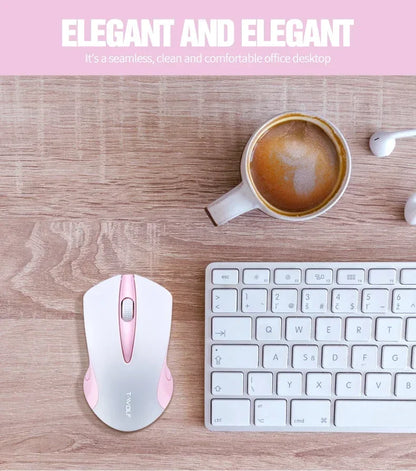 Pink Computer Wireless Mouse