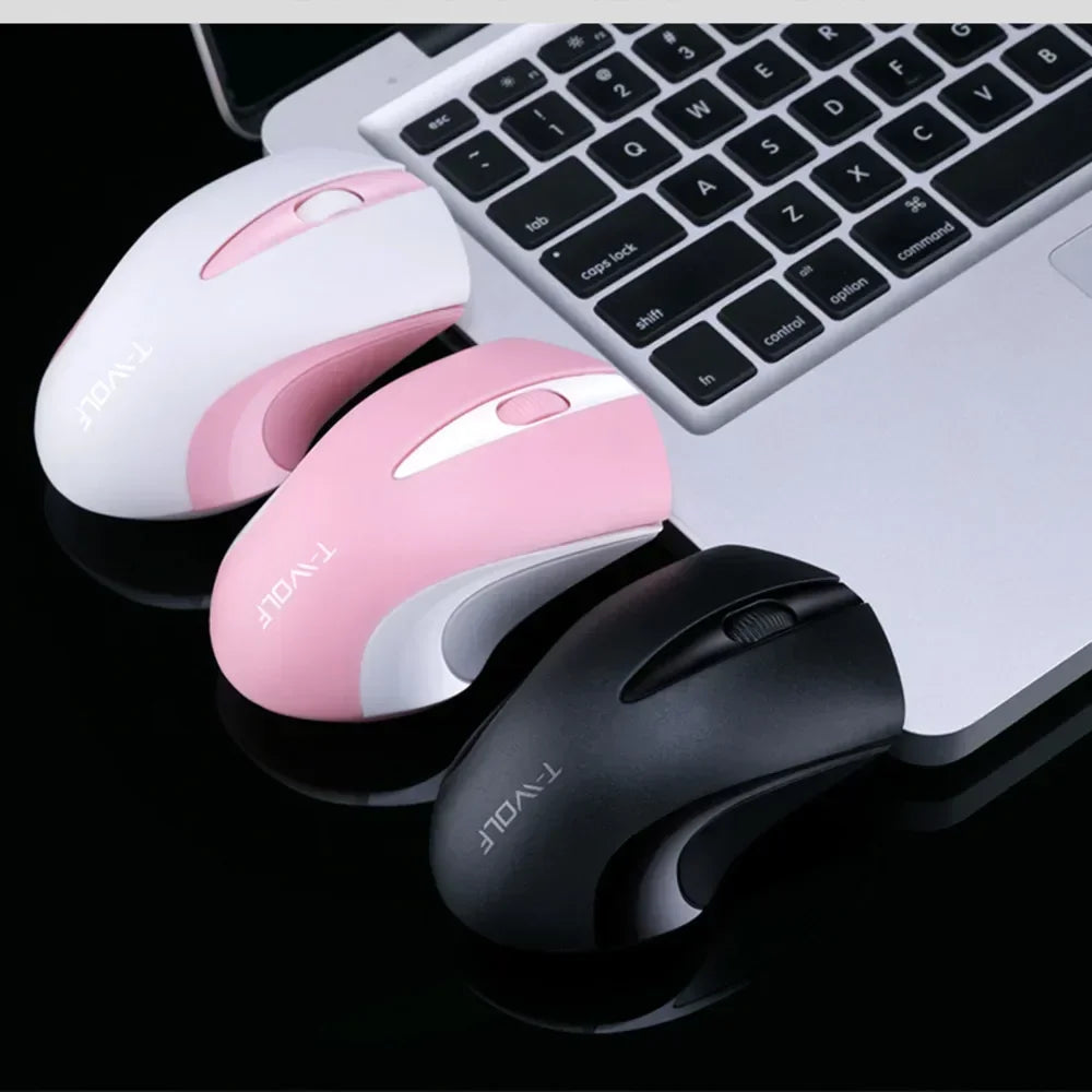Pink Computer Wireless Mouse